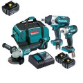 Makita DLX3123TX1 - 18V 5.0Ah Cordless Brushless 3 Piece Combo Kit